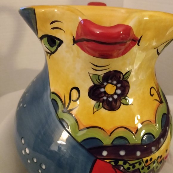 CARICA HAND PAINTED & HAND CRAFTED PITCHER - Picture 8 of 12